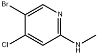 (5-Bromo-4-chloro-pyridin-2-yl)-methyl-amine 结构式