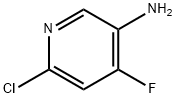3-pyridinamine, 6-chloro-4-fluoro- 结构式