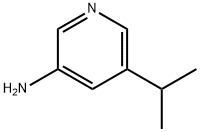 5-异丙基吡啶-3-胺 结构式