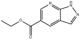 7-氮杂吲唑-5-羧酸乙酯 结构式