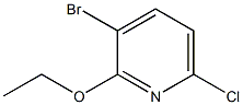 3-Bromo-6-chloro-2-ethoxypyridine 结构式