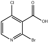 2-溴-4-氯烟酸 结构式