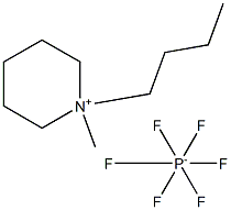 1-丁基-1-甲基哌啶六氟磷酸盐 结构式