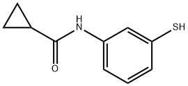 N-(3-SULFANYLPHENYL)CYCLOPROPANECARBOXAMIDE 结构式