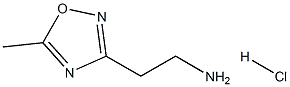 2-(5-甲基-1,2,4-噁二唑-3-基)乙胺盐酸盐 结构式