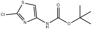 TERT-BUTYL (2-CHLOROTHIAZOL-4-YL)CARBAMATE 结构式