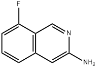 8-FLUOROISOQUINOLIN-3-AMINE 结构式