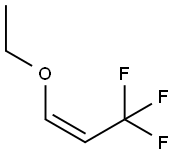 (1Z)-1-乙氧基-3,3,3-三氟-1-丙烯 结构式