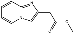 咪唑并[1,2-A]吡啶-2-乙酸甲酯 结构式