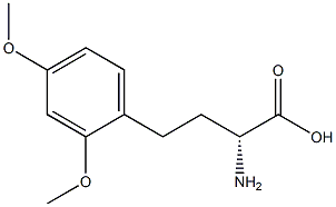 2,4-Dimethoxy-D-homophenylalanine 结构式