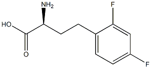 2,4-Difluoro-L-homophenylalanine 结构式