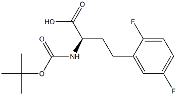 BOC-2,5-DIFLUORO-D-HOMOPHENYLALANINE 结构式