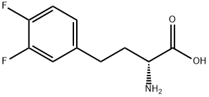 3,4-Difluoro-D-homophenylalanine 结构式