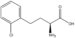 (S)-a-Amino-2-chloro-benzenebutanoic acid 结构式