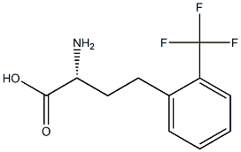 2-Trifluoromethyl-D-homophenylalanine 结构式