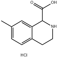 7-甲基-1,2,3,4-四氢异喹啉-1-羧酸盐酸盐 结构式