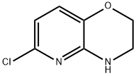 6-Chloro-3,4-dihydro-2H-pyrido[3,2-b][1,4]oxazine 结构式