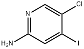 5-氯-4-碘-2-氨基吡啶 结构式