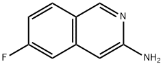 6-氟异喹啉-3-胺 结构式