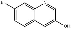 7-溴-3-喹啉醇 结构式