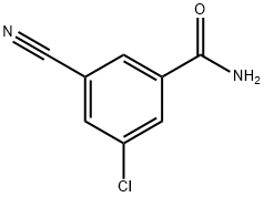 3-Chloro-5-cyanobenzamide 结构式