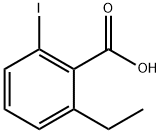 2-乙基-6-碘苯甲酸 结构式