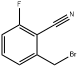 2-溴甲基-6-氟苯腈 结构式