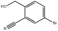 5-溴-2-(羟甲基)苯甲腈 结构式