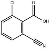 2-氯-6-氰基苯甲酸 结构式