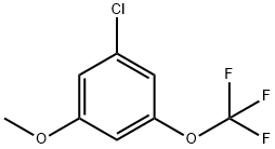 3-氯-5-(三氟甲氧基)苯甲醚 结构式
