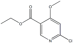 6-氯-4-甲氧基烟酸乙酯 结构式