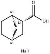 双环[2,2,1]庚烷-2-羧酸钠 结构式