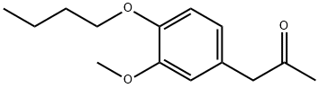 1-(4-Butoxy-3-methoxyphenyl)propan-2-one 结构式