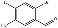 2-溴-4-氟-5-羟基苯甲醛 结构式