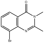 8-bromo-2,3-dimethyl-4(3H)-Quinazolinone 结构式