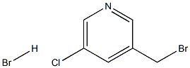 3-(溴甲基)-5-氯吡啶氢溴酸盐 结构式