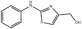 (2-苯基氨基 - 噻唑-4-基) - 甲醇 结构式