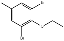 1,3-二溴-2-乙氧基-5-甲基苯 结构式
