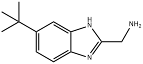 (6-tert-butyl-1H-1,3-benzodiazol-2-yl)methanamine 结构式