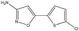 5-(5-氯噻吩-2-基)--3-氨基异恶唑 结构式