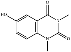 1,3-二甲基-6-羟基喹唑啉-2,4-二酮 结构式