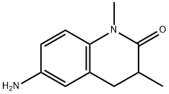 6-氨基-1,3-二甲基-3,4-二氢-1H-喹啉-2-酮 结构式