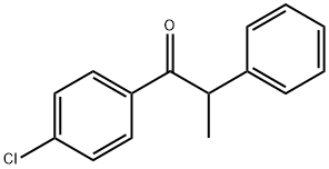 1-(4-Chlorophenyl)-2-phenylpropan-1-one 结构式