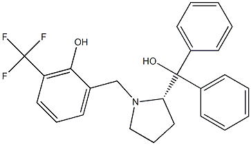 (2S)-1-[[2-Hydroxy-3-(trifluoromethyl)phenyl]methyl]-α,α-diphenyl-2-pyrrolidinemethanol