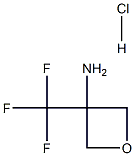 3-(trifluoromethyl)oxetan-3-amine hydrochloride 结构式
