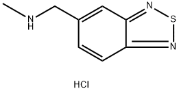 1-(苯并[C][1,2,5]噻二唑-5-基)-N-甲基甲胺盐酸盐 结构式