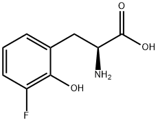 (2S)-2-AMINO-3-(3-FLUORO-2-HYDROXYPHENYL)PROPANOIC ACID 结构式
