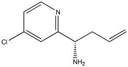 (S)-1-(4-氯吡啶-2-基)丁-3-烯-1-胺 结构式