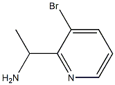 1-(3-Bromopyridin-2-yl)ethanamine 结构式