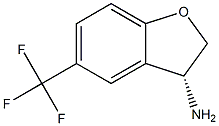 (R)-5-(三氟甲基)-2,3-二氢苯并呋喃-3-胺 结构式